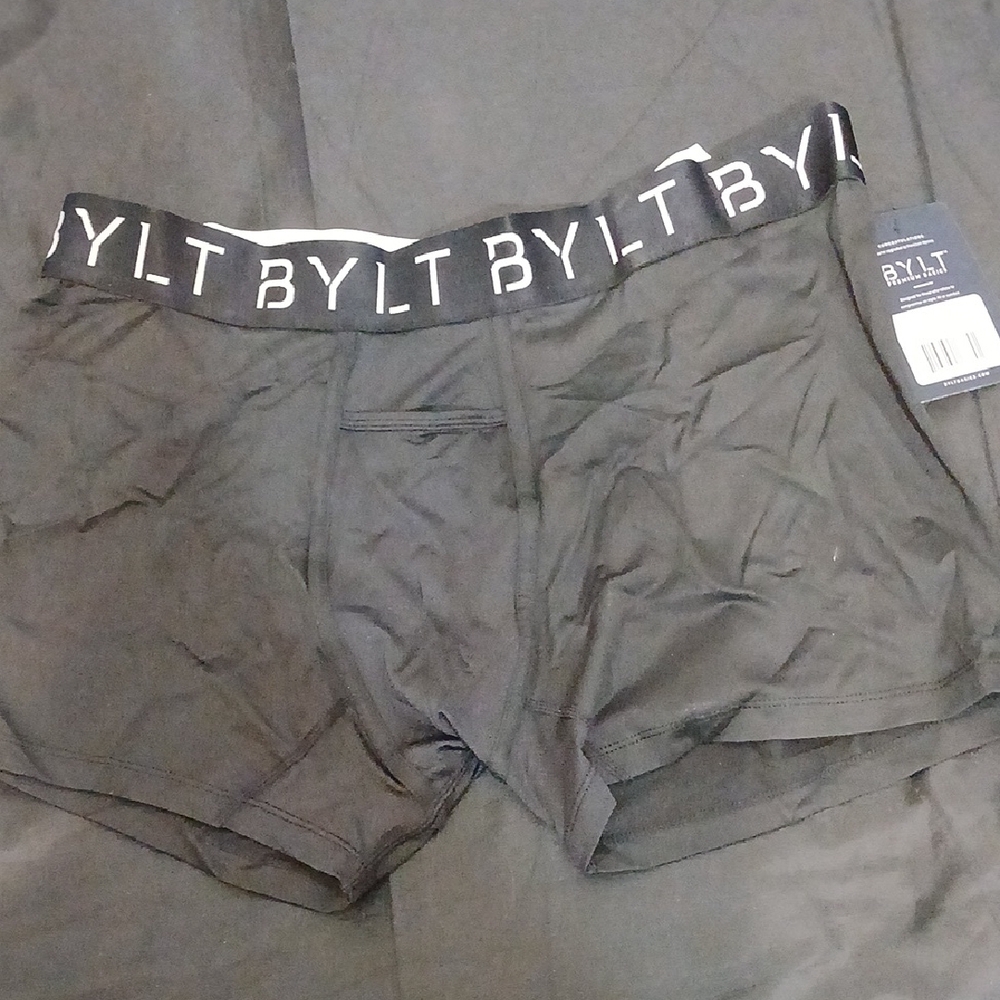 BYLT Basics Black Boxer Briefs Men's Sz 2XL NWT